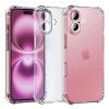  Techsuit - Ütésálló Átlátszó Szilikon - iPhone 16 - Átlátsz�-5949419277106 7 kép