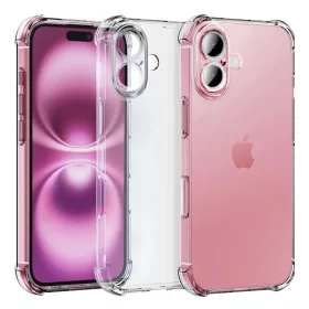    Apple iPhone 16 Átlátszó Techsuit ütésálló szilikon tok