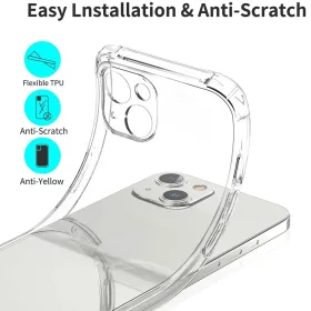  Techsuit - Ütésálló Átlátszó Szilikon - iPhone 16 - Átlátsz�-5949419277106 2 kép
