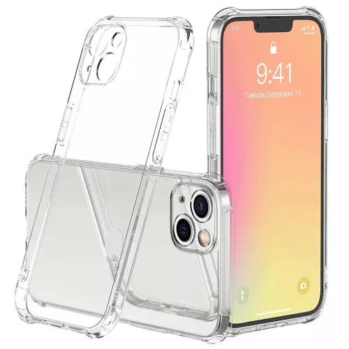  Techsuit - Ütésálló Átlátszó Szilikon - iPhone 16 - Átlátsz�-5949419277106 3 kép