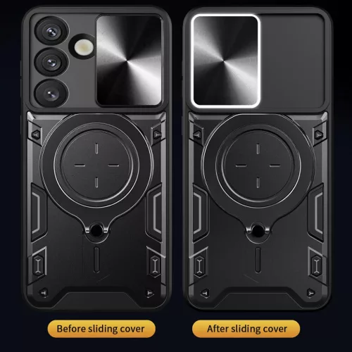 Techsuit - CamGuard Pro - Samsung Galaxy S25 Edge - Piros tok-5949419277281 4 kép
