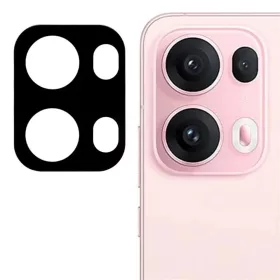    Techsuit - Teljes Kameravédő Üveg - Oppo Reno13 Pro - Fekete üvegfólia