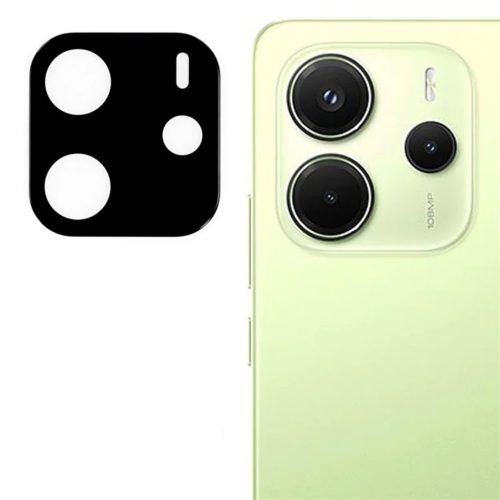  Techsuit - Teljes Kamera Üveg - Xiaomi Redmi Note 14 4G - Fekete üv-5949419277168 5 kép