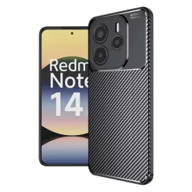  Xiaomi Redmi Note 14 5G fekete Techsuit szénszálas tok