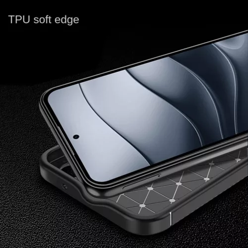  Techsuit - Szénszálas - Xiaomi Redmi Note 14 5G - Fekete tok-5949419277472 4 kép