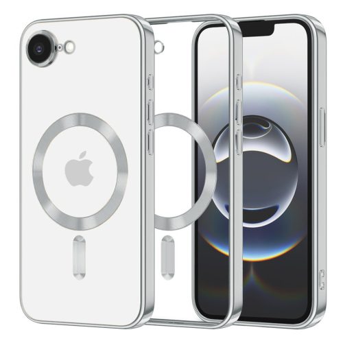  Techsuit - Luxus Kristály MagSafe - iPhone 16e - Ezüst tok-5949419277403 5 kép