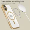  Techsuit - Luxus Kristály MagSafe - iPhone 16e - Ezüst tok-5949419277403 4 kép