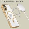  Techsuit - Luxus Kristály MagSafe - iPhone 16e - Arany tok-5949419277397 4 kép