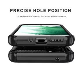 Techsuit - Hibrid Páncél - Samsung Galaxy S25 Edge - Fekete tok-5949419277625 2 kép