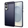  Samsung Galaxy S25 Edge Kék Techsuit Carbon szilikon tok