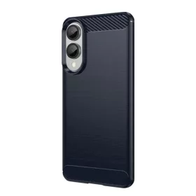 Techsuit - Carbon Szilikon - Samsung Galaxy S25 Edge - Kék tok-5949419277595 2 kép