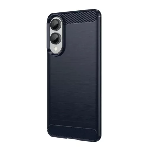 Techsuit - Carbon Szilikon - Samsung Galaxy S25 Edge - Kék tok-5949419277595 2 kép