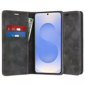  Techsuit - Kényelmes Tok - Samsung Galaxy S25 Edge - Fekete tok-5949419277557 1 kép
