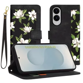    Samsung Galaxy S25 Edge Techsuit FlipCraft A Hajnal Virágai tok
