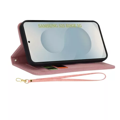 Techsuit - FlipCraft - Samsung Galaxy S25 Edge - Szívárnyalat Rózsa-5949419277502 4 kép