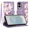  Samsung Galaxy S25 Edge Titokzatos Lila Techsuit FlipCraft tok