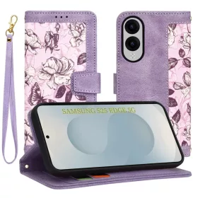    Samsung Galaxy S25 Edge Titokzatos Lila Techsuit FlipCraft tok