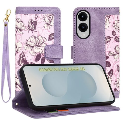  Techsuit - FlipCraft - Samsung Galaxy S25 Edge - Titokzatos Lila tok-5949419277489 1 kép