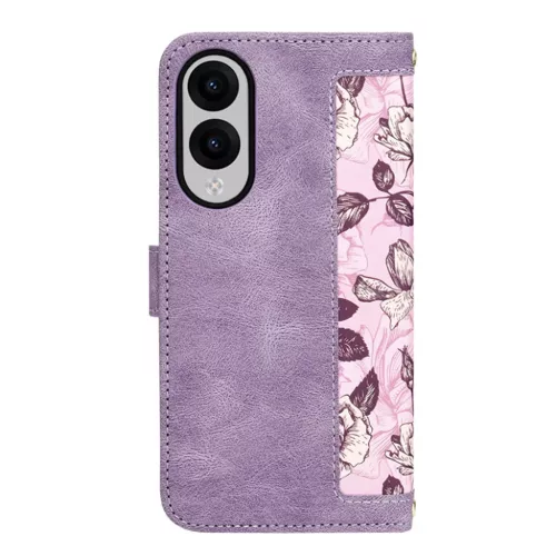 Techsuit - FlipCraft - Samsung Galaxy S25 Edge - Titokzatos Lila tok-5949419277489 3 kép