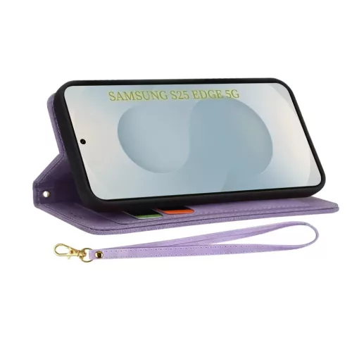 Techsuit - FlipCraft - Samsung Galaxy S25 Edge - Titokzatos Lila tok-5949419277489 4 kép
