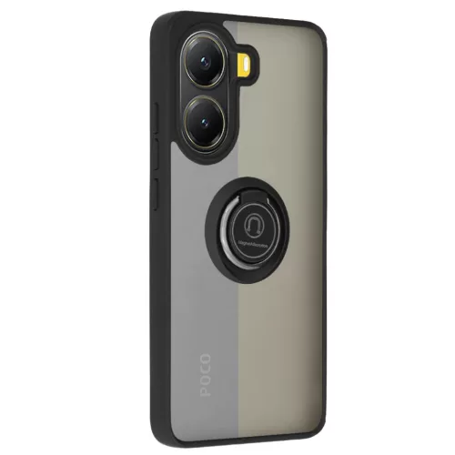  Techsuit - Glinth - Xiaomi Poco X7 Pro - Fekete tok-5949419277663 6 kép