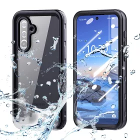 Samsung Galaxy A36 5G Fekete ShellBox vízálló IP68 tok