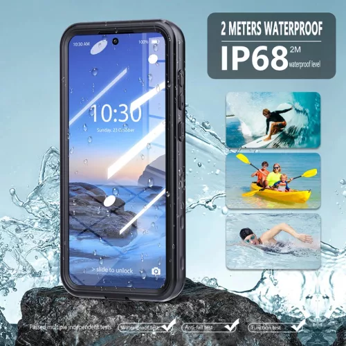 ShellBox - Vízálló IP68 Tok - Samsung Galaxy A36 5G - Fekete tok-5949419277755 3 kép