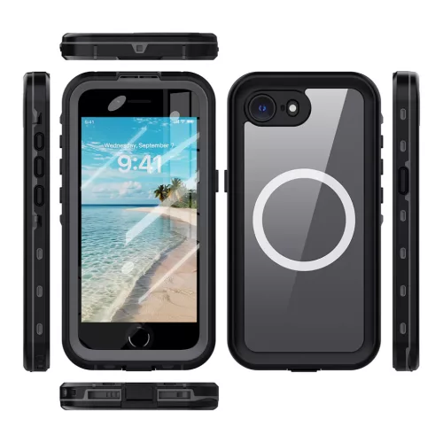 iPhone 16e - ShellBox - Vízálló IP68 tok - Fekete-5949419277731 2 kép