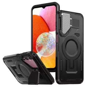    Samsung Galaxy A14 4G / A14 5G Fekete Techsuit CamVault MagSafe tok