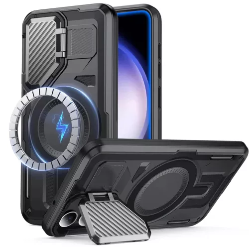  Techsuit - CamVault MagSafe - Samsung Galaxy S23 FE - Fekete tok-5949419277939 1 kép