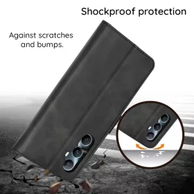  Techsuit - Naplófüzet - Oppo Reno13 - Fekete tok fliptok-5949419278417 1 kép