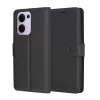  Techsuit - Bőr Folio - Oppo Reno13 F 4G / Reno13 F 5G / Reno13 FS 5G - Fekete tok
