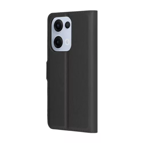  Techsuit - Bőrtok - Oppo Reno13 - Fekete tok-5949419278370 5 kép