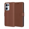  Techsuit - Bőr Folio - Oppo Reno13 - Barna tok