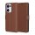  Techsuit - Bőr Folio - Oppo Reno13 - Barna tok-5949419278363 1 kép