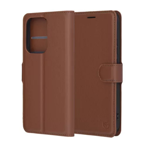  Techsuit - Bőr Folio - Oppo Reno13 - Barna tok-5949419278363 6 kép