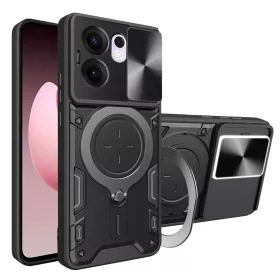    Techsuit - CamGuard Pro - Oppo Reno13 F 4G / Reno13 F 5G / Reno13 FS 5G - Fekete tok
