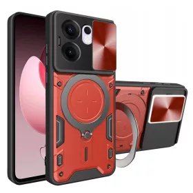    Techsuit - CamGuard Pro - Oppo Reno13 F 4G / Reno13 F 5G / Reno13 FS 5G - Piros tok