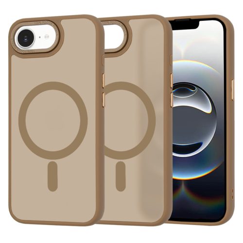  Techsuit - HaloFrost MagSafe sorozat - iPhone 16e - homokbarna tok-5949419281288 1 kép