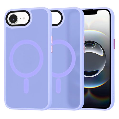  Techsuit - HaloFrost MagSafe sorozat - iPhone 16e - Világos lila tok-5949419281257 5 kép