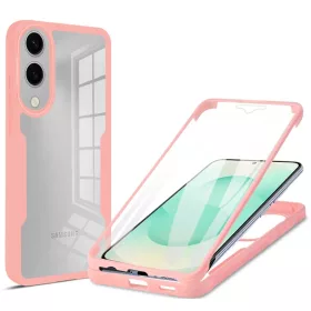    Samsung Galaxy S25 Edge rózsaszín Techsuit ColorVerse 360 sorozat + képernyővédő tok