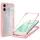  Samsung Galaxy S25 Edge rózsaszín Techsuit ColorVerse 360 sorozat + képernyővédő tok
