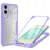  Samsung Galaxy S25 Edge Lila Techsuit ColorVerse 360 Sorozat + Képernyővédő tok