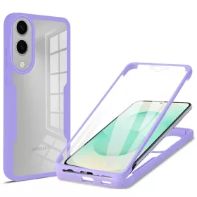    Samsung Galaxy S25 Edge Lila Techsuit ColorVerse 360 Sorozat + Képernyővédő tok
