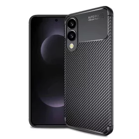  Samsung Galaxy S25 Edge Fekete Techsuit CarbonFiber tok