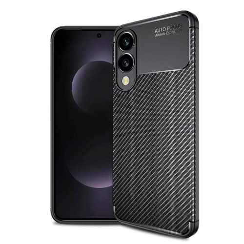  Techsuit - CarbonFiber - Samsung Galaxy S25 Edge - Fekete tok-5949419281073 1 kép