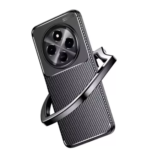 Techsuit - CarbonFiber - Samsung Galaxy S25 Edge - Fekete tok-5949419281073 3 kép