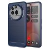  Techsuit - Karbon Szilikon - Nothing Phone (3a) Pro - Kék tok