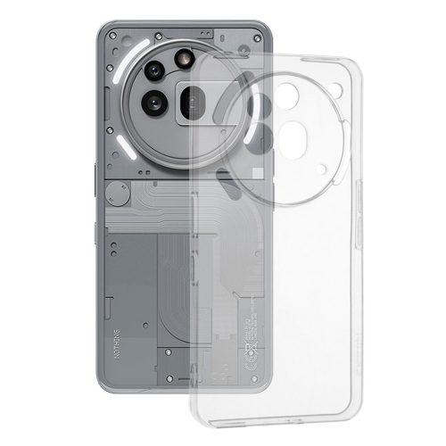  Techsuit - Átlátszó szilikon tok - Nothing Phone (3a) Pro - Átlátszó