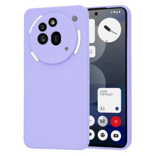  Techsuit - SoftFlex - Nothing Phone (3a) Pro - Világoslila tok-5949419280380 5 kép